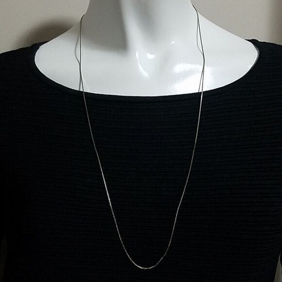 Vintage Silver Tone Adjustable Necklace - Picture 1 of 3
